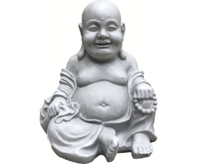 Statue Concrete Lively Buddha