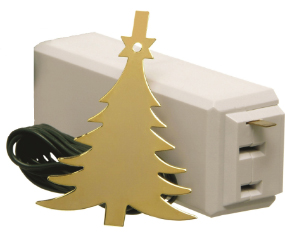 Xodus Innovations 1225LS Snowflake On/Off Touch Control Ornament for Christmas Tree Lights White