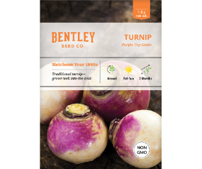 Turnip, Purple Top Seed