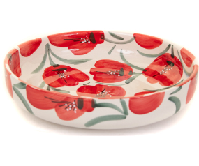 Poppy Large Shallow Bowl