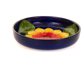 Sunflower Large Shallow Bowl