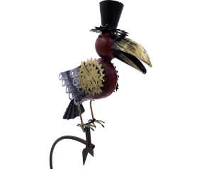 Mechanical Bird Rckr W/top Hat