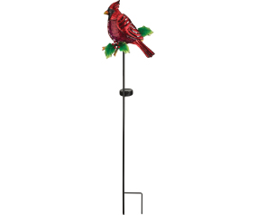 Cardinal Solar Stake