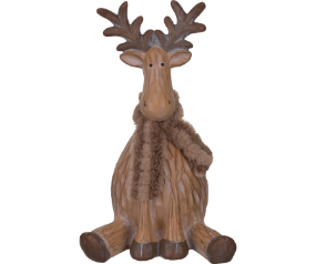 Woodland Moose Sitting Dec MED