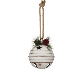 Antique White Bell Round