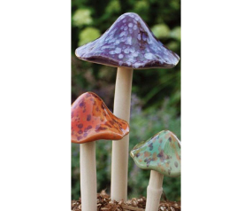 Lg. Bright Mushroom 6 Pc
