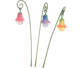 Flower Street Light Set Fo 3