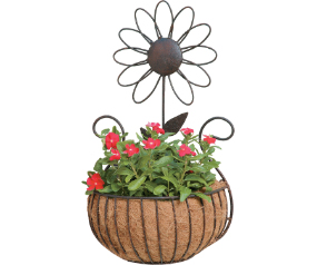 Wall Basket Daisy With Liner