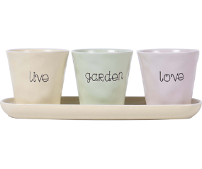Live Love Garden Set Of 4