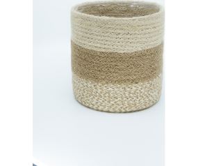 XL Braided Jute Plante Set 6