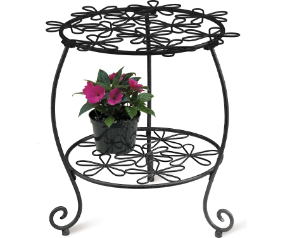 Daisy Plant Stand Black