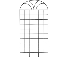 Large Arch Top Trellis Black