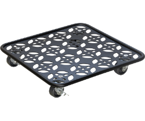 Square Flower Steel Caddy