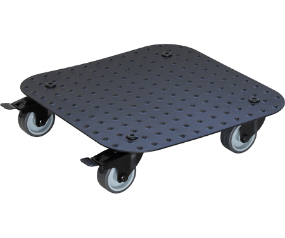 Black Alum Square Large Caddy