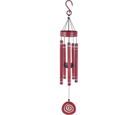 Red Wind Chime 36