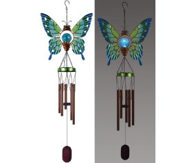 Butterfly Solar Chime 38