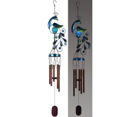 Peacock Solar Chime 38