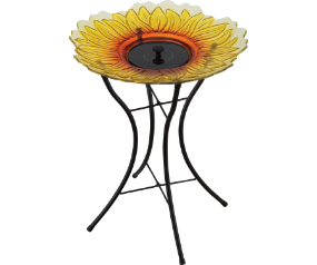 18 Slr FtnBrdbth w/Stnd SunFlw