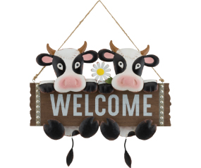 Welcome Sign Cow