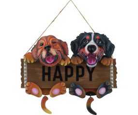 Happy Sign Dog