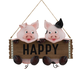 Happy Sign Pig