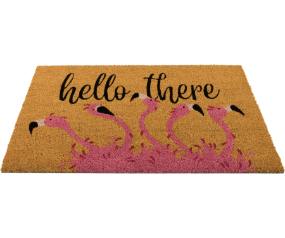 Doormat Coir Flamingo