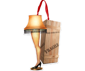 Leg Lamp Door Decor