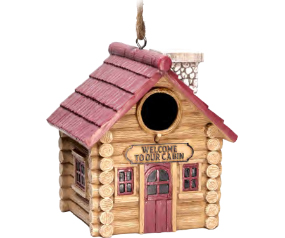 Cabin Birdhouse