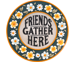Friends Gather Here Stepping